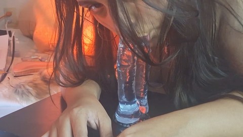 Sensual anal, natural tits, hot latina girl