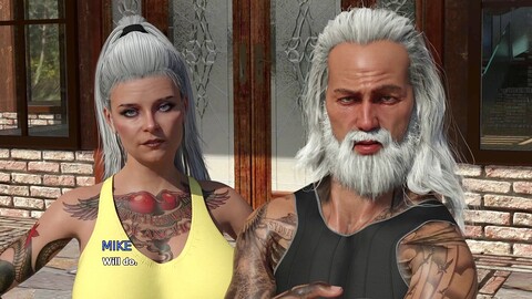 Asian teen, tattooing, game play