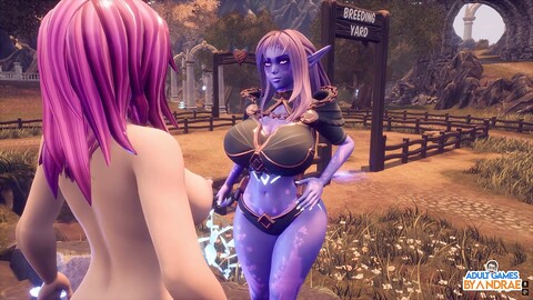 Falene fait une fellation profonde à son bâton dans "Éleveurs des Néphélins"