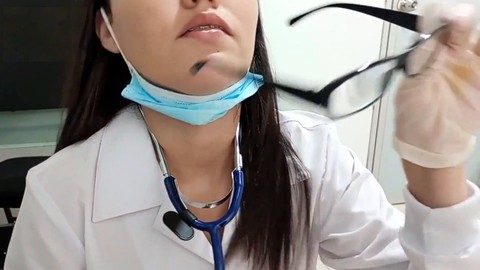 Colombian girl, doctor fucks patient, cum on ass